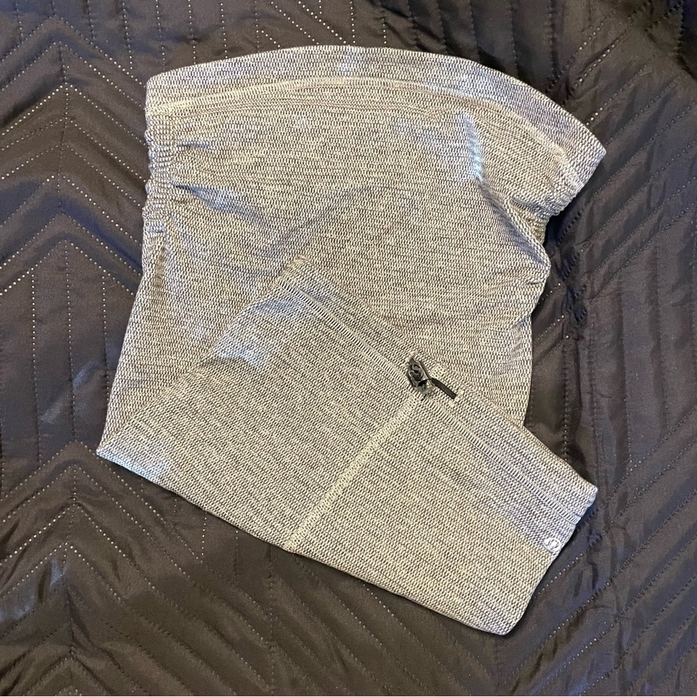 Gray Textured infinity scarf from lululemon